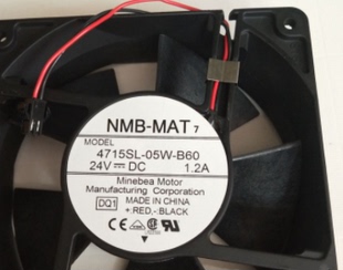 B60 05W 4715SL 12CM厘米变频器风扇 24V IP55 12038 NMB美蓓亚