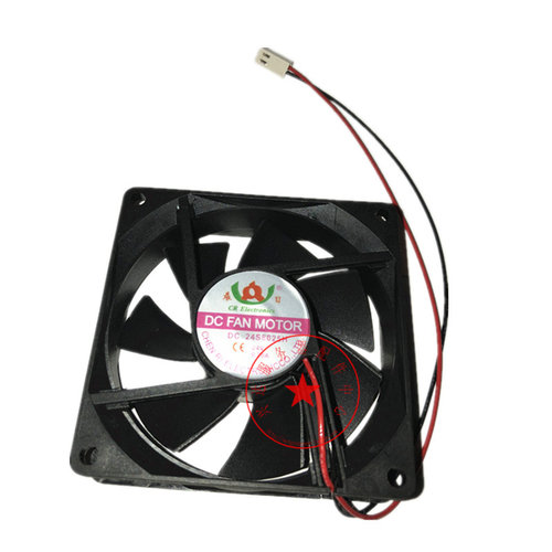 8厘米8025变频器2线机箱风扇 DC24S8025H 24V 0.20A