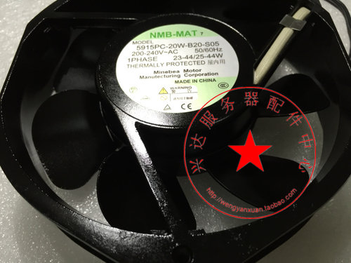 NMB-MAT 172*150*3.8mm 铁叶机箱风扇 5915PC-20W-B20-S05