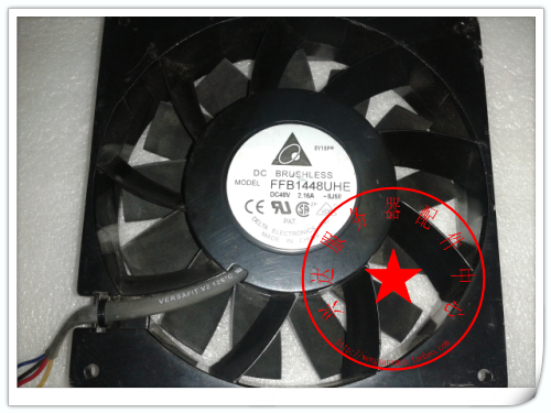 台达14厘米14038铝框抗压风扇 FFB1448UHE 48V  FFB1448GHE