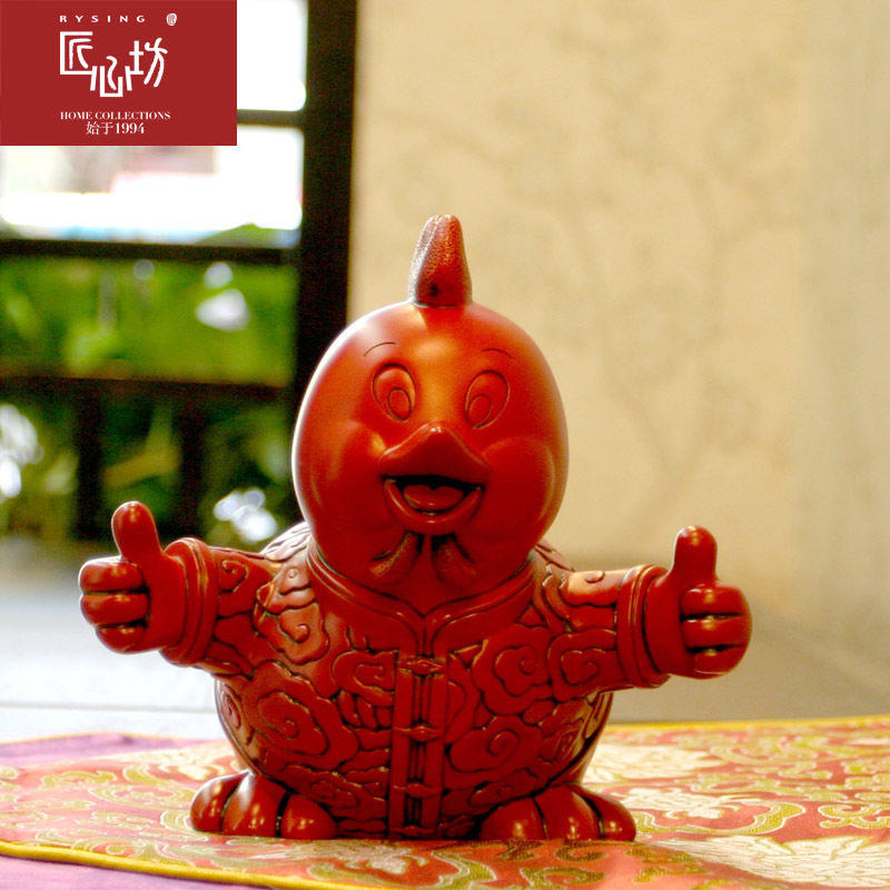 匠心坊十二生肖擺件工藝品吉祥雞如意雞可愛中式古典裝飾生日禮物在類目 家居飾品, 擺件中 - 來自Buy2taobao.com提供專業的淘寶代購服務