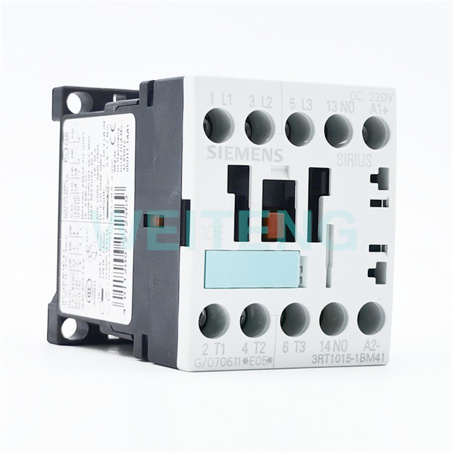 3RT1015-1BM41 小型接触器DC220V直流 3ZX1012-0RH11-1AA1