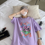 21夏季新款男女士纯色情侣印花短袖T恤半袖衫T03-P25，男装T恤，电商B380（原B361）
