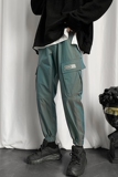 港风秋季新款休闲裤渐变色九分裤男女士长裤子7029，男装休闲裤，电商B380（原B361）