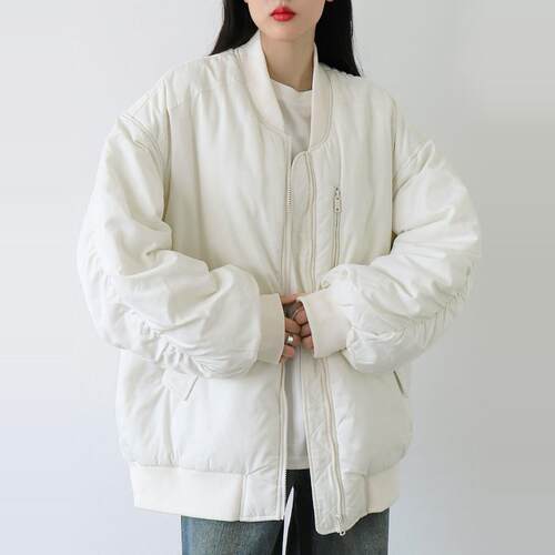 棒球夹克棉服外套冬宽松oversize