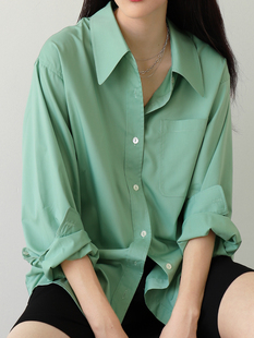 款 CHICCLO 万能衬衫 系列 五色可选百搭宽松衬衣外套 经典