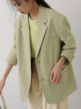 CHICCOL 2024年春日通勤人1选小西服 简约基础质感高级感西装外套