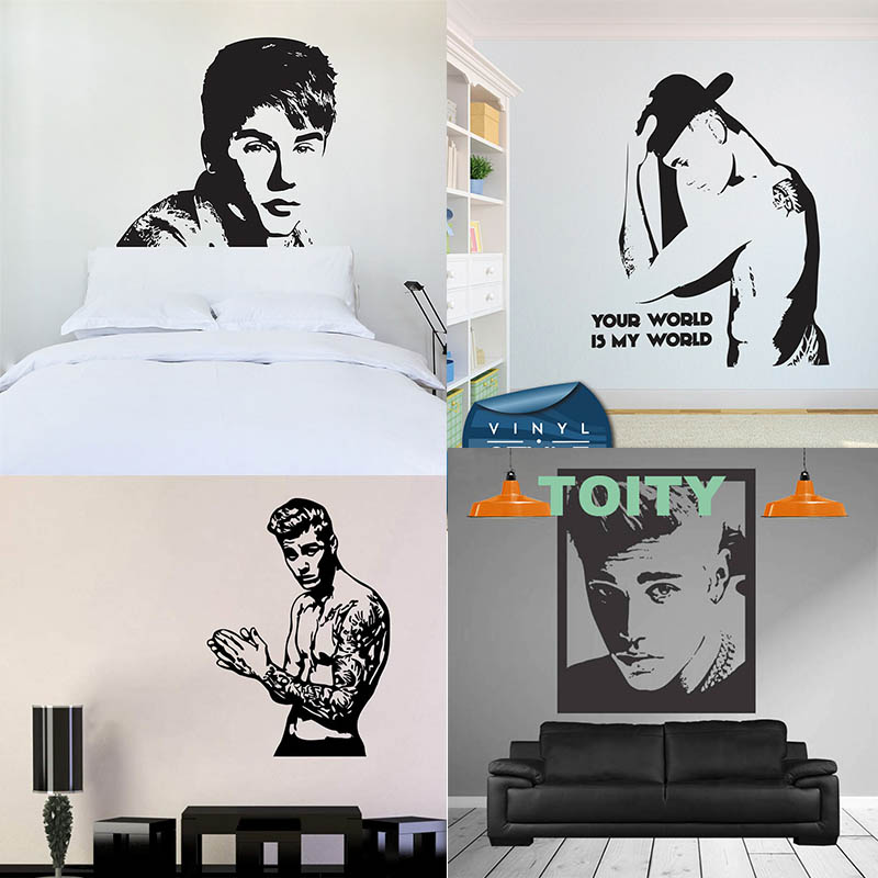 justin美国歌手流行音乐墙贴