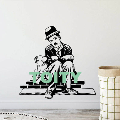 查理卓别林老电影装饰贴画