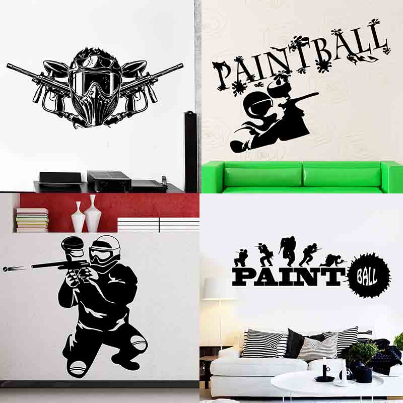 彩弹射击游戏匹特博贴画