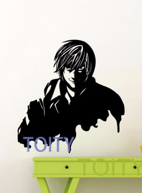 Death Note 死亡笔记夜神月贴画 Light Yagami 日式漫画贴纸装饰
