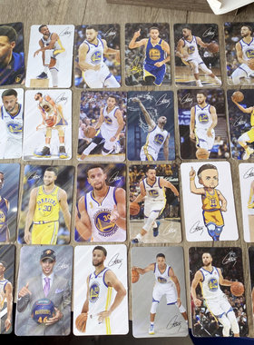 nba巨星卡贴科比库里球场球星厚