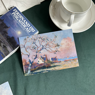 法国后印象派费迪南德杜普伊戈多油画作品集明信片30张光影风景卡
