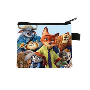 疯狂动物城可爱学生零钱包尼克朱迪兔子警官卡包钥匙耳机收纳包包