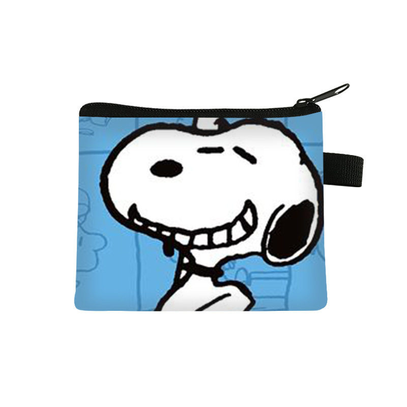 2025新款包包儿童卡通史努比零钱包甜美袋子拉链可爱耳机收纳袋