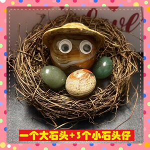 高端宠物小石头升级款玛瑙石小净网红学生宠物安静可爱养石头石宠