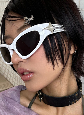 【亚洲眼镜公司】Y2K新浪潮彩色墨镜男女显脸小凹造型ootd街拍酷