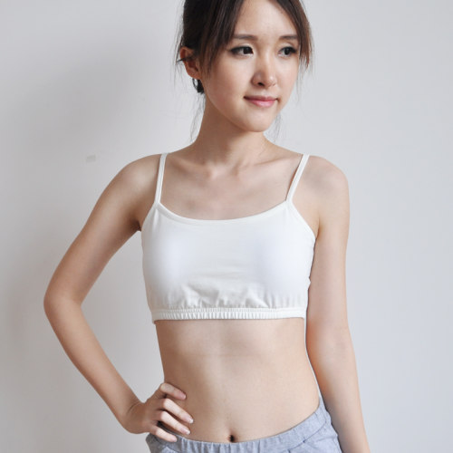 带胸垫吊带抹胸可以当文胸穿