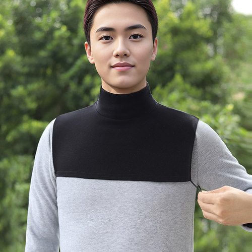 防风护颈半高领秋冬百搭假领子