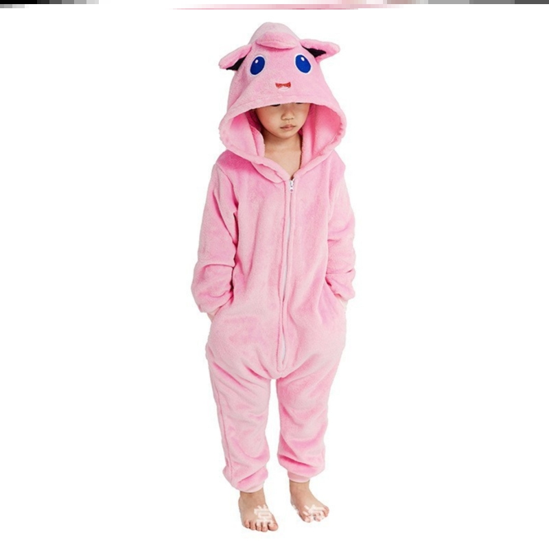 万圣节亲子服装儿童cosplay服装幼儿园动物表演服宝可梦胖丁睡衣5