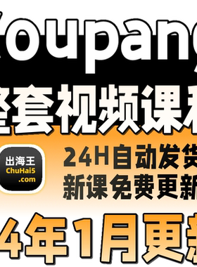 Coupang韩国库胖新手外贸教学跨境电商视频教程 酷胖实操运营课程