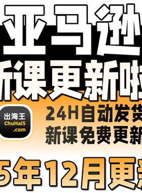 2025亚马逊运营教程入门开店选品视频跨境电商培训广告课程指导