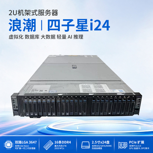 浪潮四子星i24 NS5162M5 2U 4节点存储服务器U.2金牌8175秒C6420