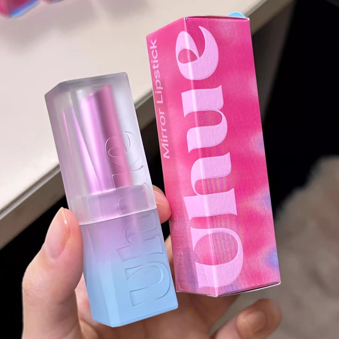 爆款Uhue多用镜面口红固体唇蜜