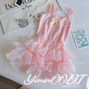 女童泳装 泳衣可爱吊带花仙子泳衣中小童宝宝游泳衣 儿童2026新款