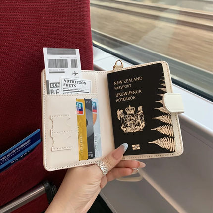多功能旅行护照夹证件包便携卡包收纳包大容量可放身份证银行卡