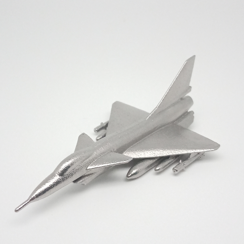 全金属铝合金歼10C模型摆件