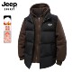 JEEP 宽松加厚保暖棉衣外套 新款 SPIRIT假两件棉服男士 2025秋冬季