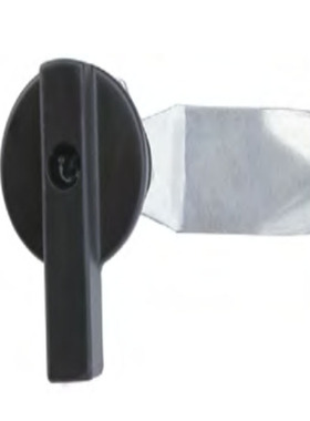 MS721黑色手柄门锁黑色旋钮锁通用型手柄圆柱门锁PU塑料转舌锁