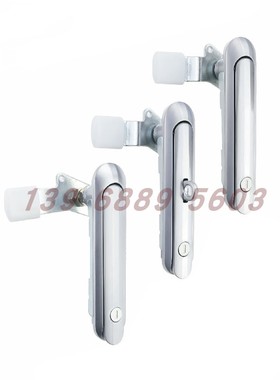 KAU101-1KB电气柜快装型平面锁开孔29*141外型长172锌合金加长锁