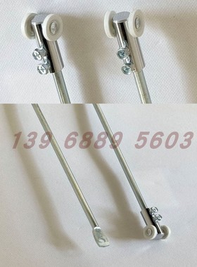 RG002-1锁杆接头带轮 M10拉杆滚轮头M8 M9 M10锁杆滑轮头