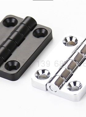 CL209-2锌合金亮光电柜铰链JL209工业锁具合页孔距38*26外形51*40