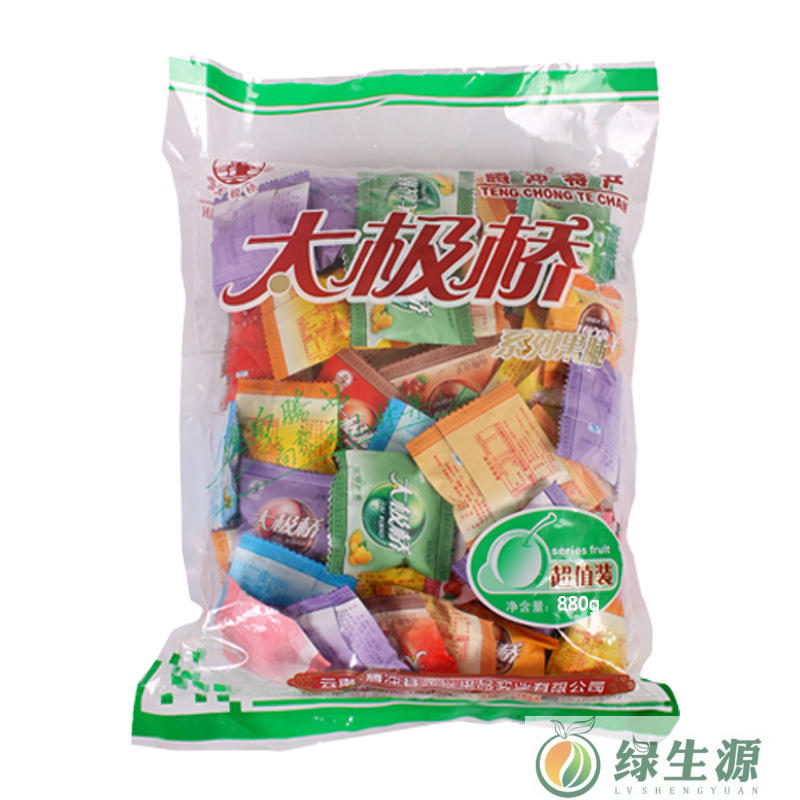 云南特产腾冲太极桥果脯880克超值装美味零食多种口味买2袋包邮