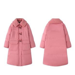 菀草壹专柜国内代购 羽绒服牛角扣大衣羽绒外套Y08700351 中长款