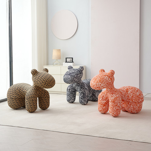 网红创意小马椅子卡通动物座椅