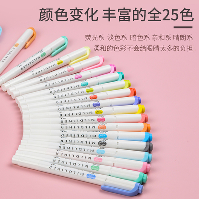 记号做笔记彩色划重点旗荧光色