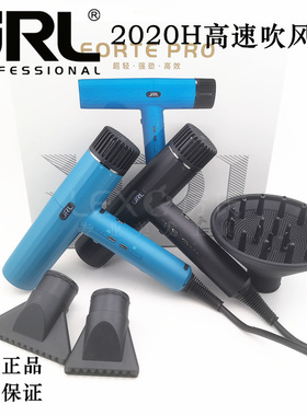 JRL吹风机大风力小巧精致负离子护发FP2020H电吹风低噪音黑色超轻