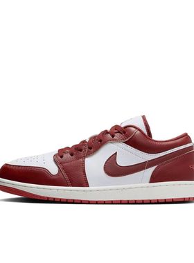 狐狸体育 耐克Nike Air Jordan 1沙丘红低帮耐磨篮球鞋FJ3459-160