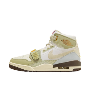 狐狸体育 耐克Nike Jordan Legacy 312 白绿高帮篮球鞋FD9907-111