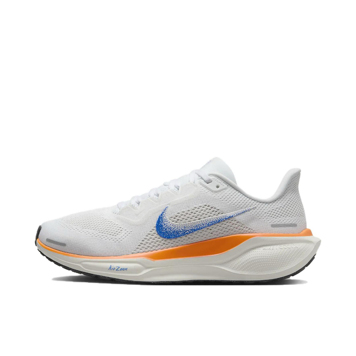 耐克Nike白橙蓝低帮休闲跑步鞋