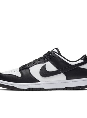 狐狸体育 耐克Nike Dunk Low黑白熊猫经典低帮休闲板鞋DD1503-101