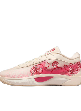 耐克Nike玫瑰色低帮篮球鞋
