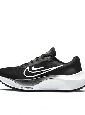 狐狸体育 耐克Nike Zoom Fly 5 黑白色缓震耐磨跑步鞋 DM8974-001
