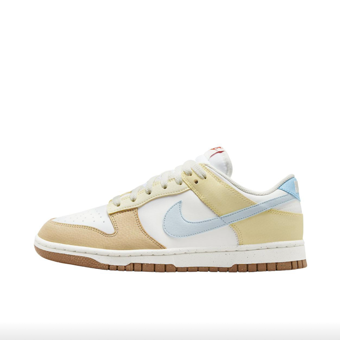 耐克Nike白棕蓝防滑耐磨低帮板鞋