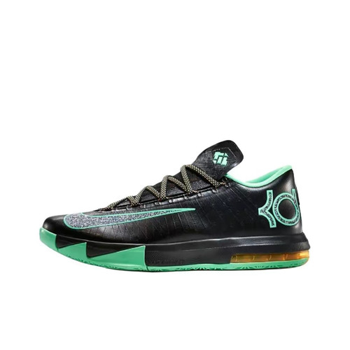 耐克Nike黑绿经典缓震舒适篮球鞋