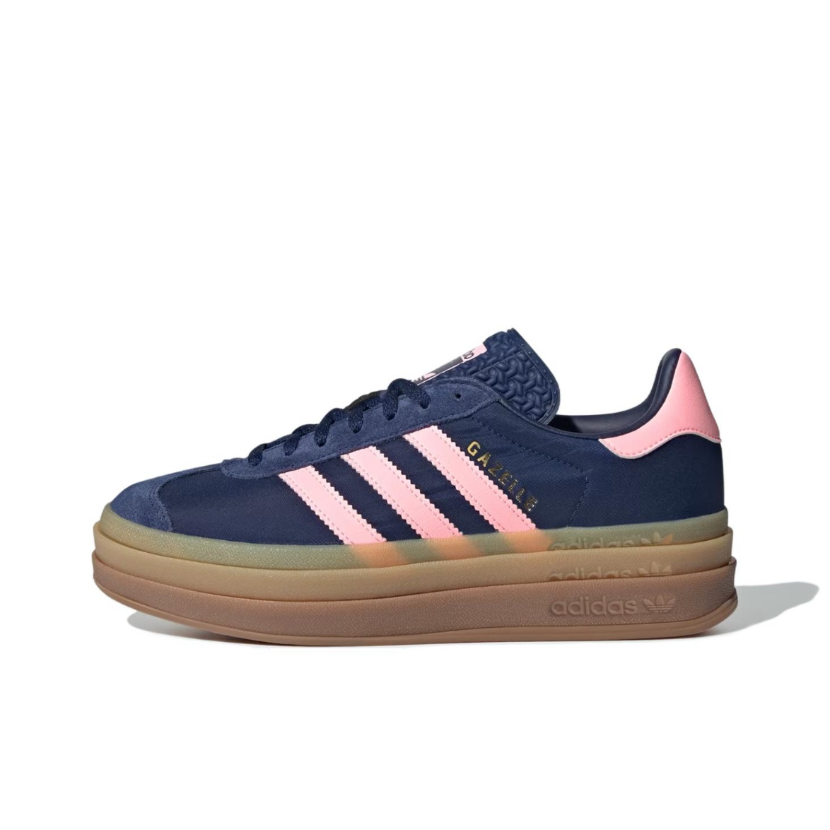 Adidas阿迪达斯深蓝粉耐磨板鞋